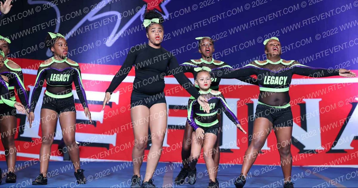 Legacy Competitive Cheer Intensity · THE FINALE AT THE KALAHARI