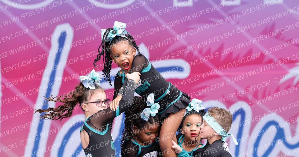 Impact Cheer Operation Teal · Beach Blast