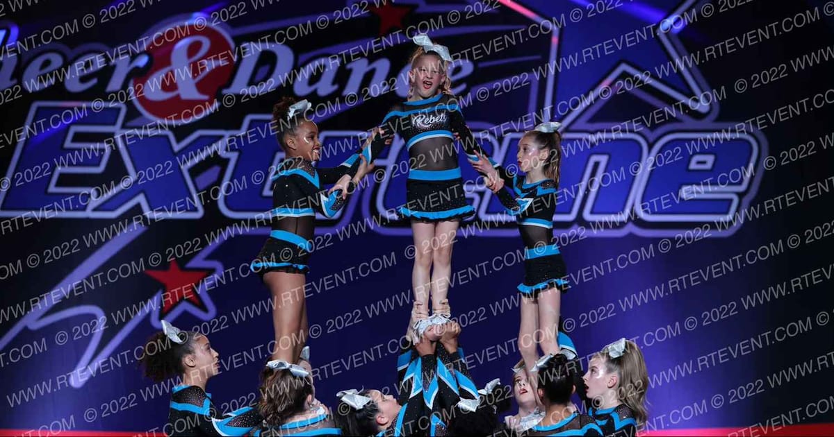 Rebels Elite Cheer Crush · THE FINALE AT THE KALAHARI