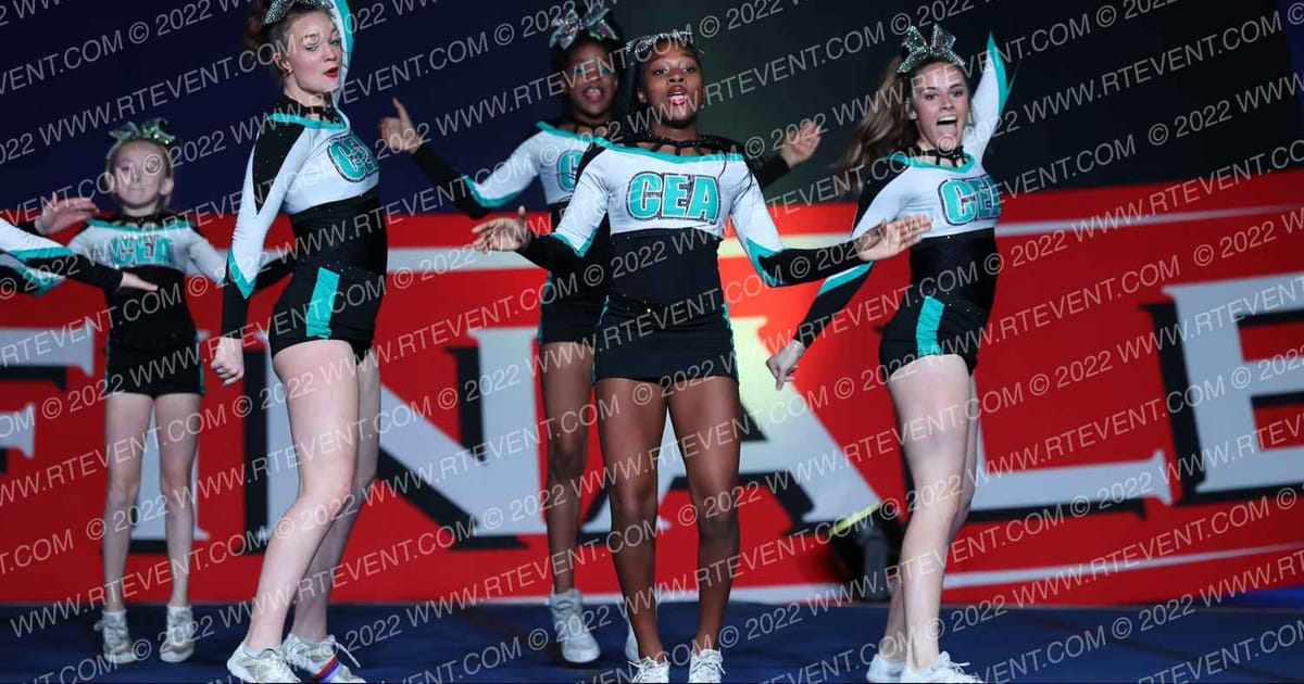 Cheer Extreme DMV Riptide · THE FINALE AT THE KALAHARI