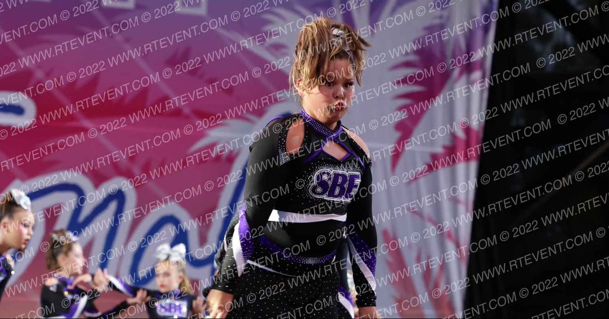 South Beauregard Elite Cheer Lady Lightning · Beach Blast