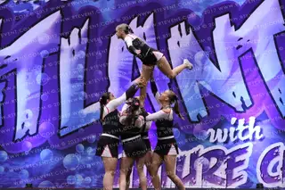 Hope Hurricanes University All Girl Stunt Group Level 2