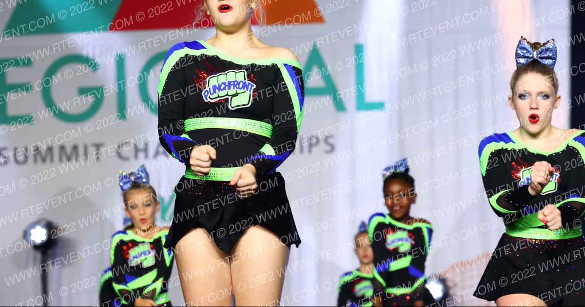 PunchFront Cheer Blue Flame · The Southeast Regional Summit
