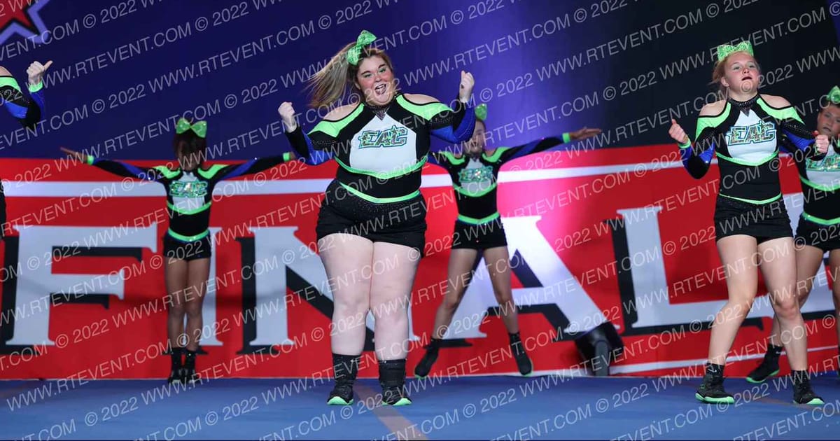 Elite Athletic Cheer Blackout · THE FINALE AT THE KALAHARI