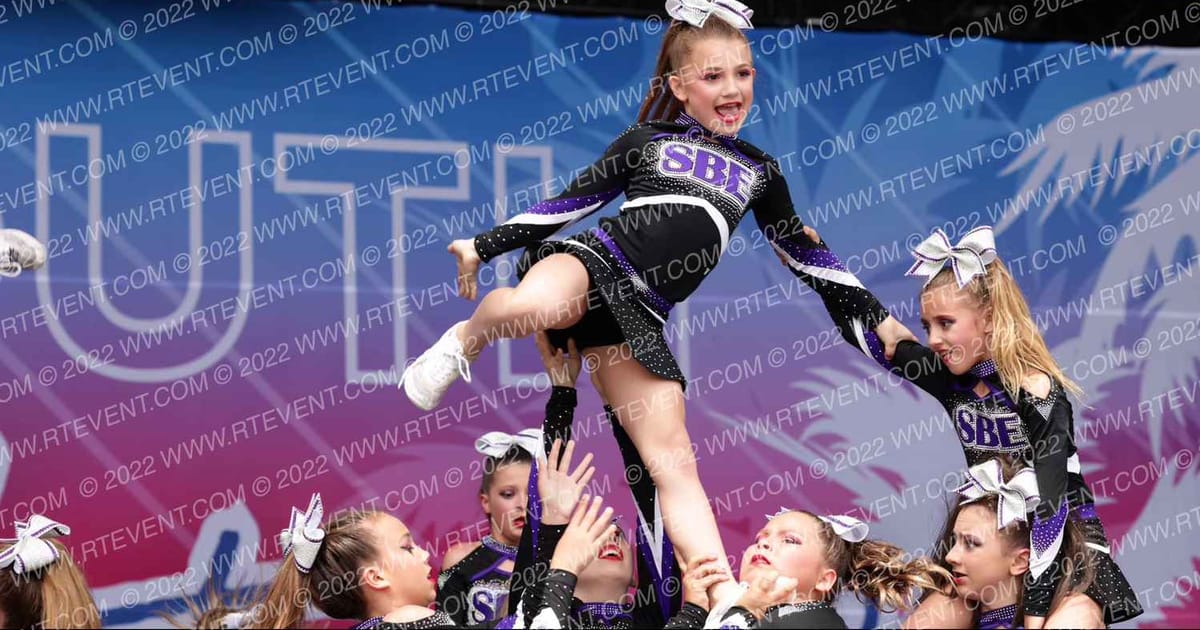 South Beauregard Elite Cheer Lady Lightning · Beach Blast