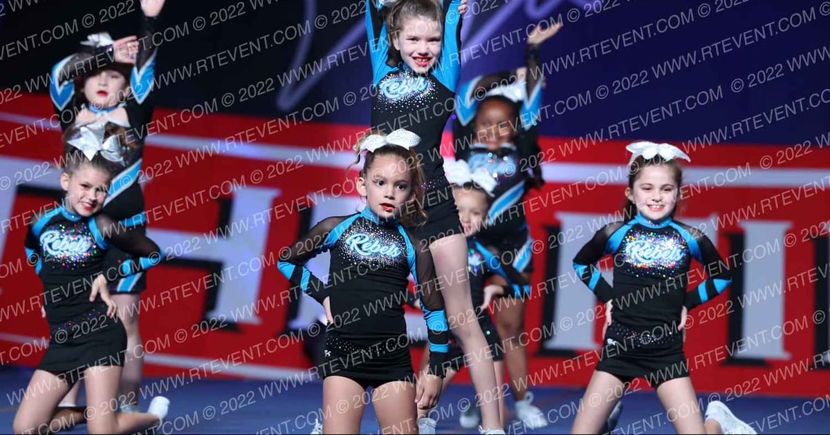 Rebels Elite Cheer Lovebugs · THE FINALE AT THE KALAHARI