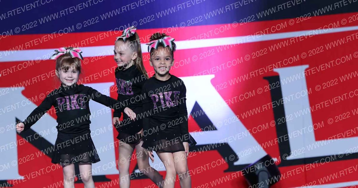 Pike All Star Cheer Shimmer · THE FINALE AT THE KALAHARI