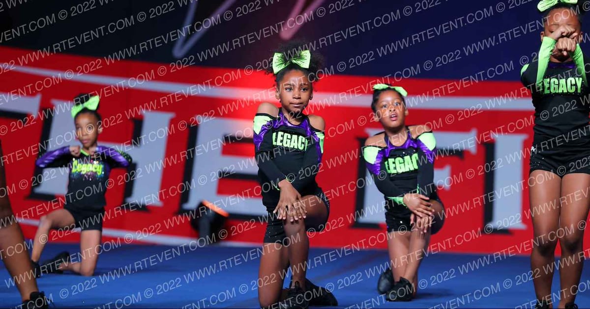 Legacy Competitive Cheer Inferno · THE FINALE AT THE KALAHARI