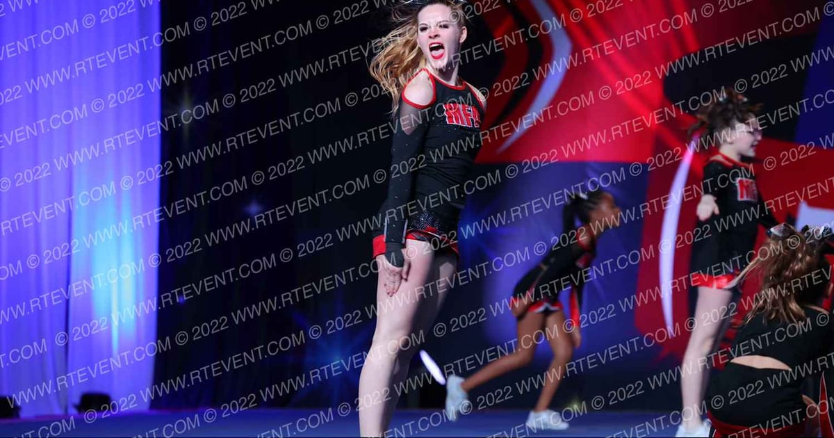 MFA Cheer Flames · THE FINALE AT THE KALAHARI