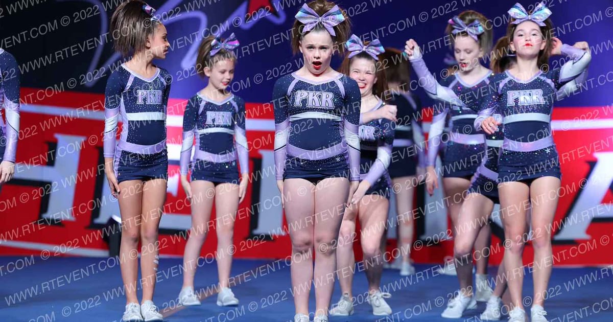 PKR Athletics Cheer Club Blue Hail · THE FINALE AT THE KALAHARI
