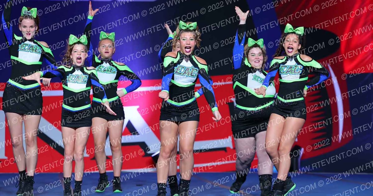 Elite Athletic Cheer Blackout · THE FINALE AT THE KALAHARI