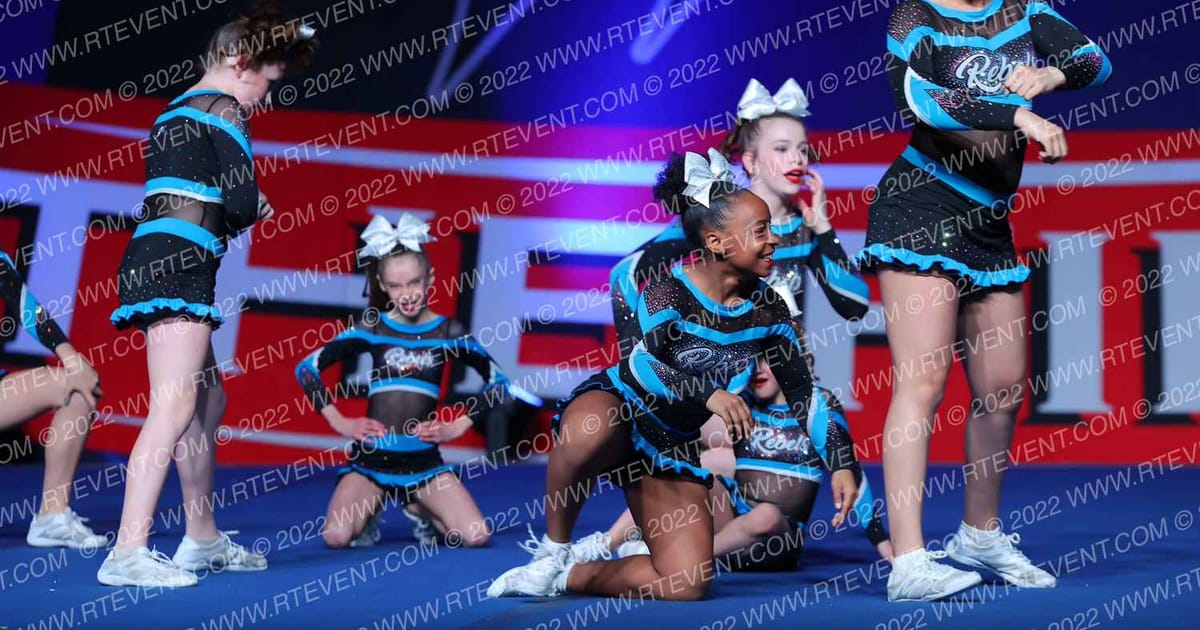 Rebels Elite Cheer Crush · THE FINALE AT THE KALAHARI