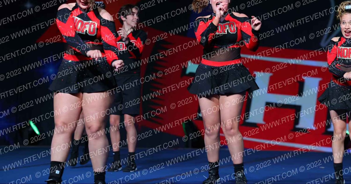 North Fork Cheer Electric · THE FINALE AT THE KALAHARI