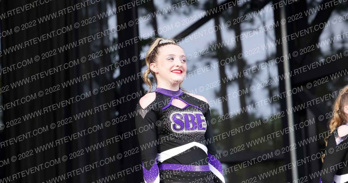 South Beauregard Elite Cheer Purple Reign · Beach Blast