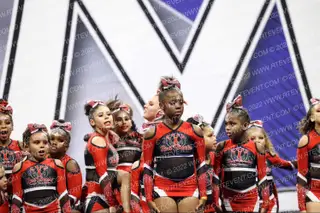 RED SMOKE CHEER RED CANNONS
