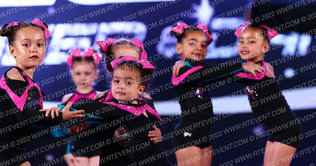 Evolution Cheer Teal Crush Tiny Exhibition · The US Finals Trenton NJ