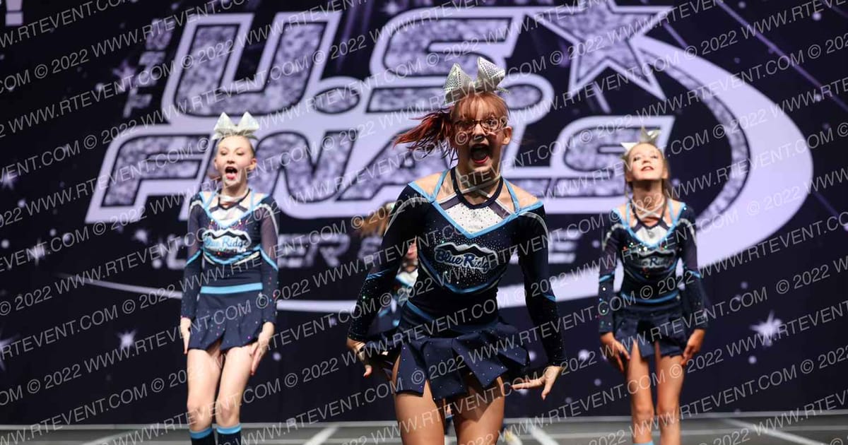 Blue Ridge Cheer Company Youth Cobalt · US Finals Myrtle Beach