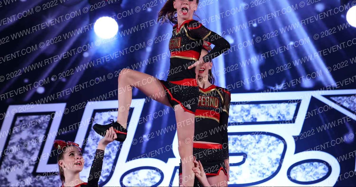 Inferno Elite Athletix red reign · The US Finals Trenton NJ