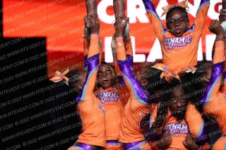 Dynamic Xplosion Cheer Orange Flames