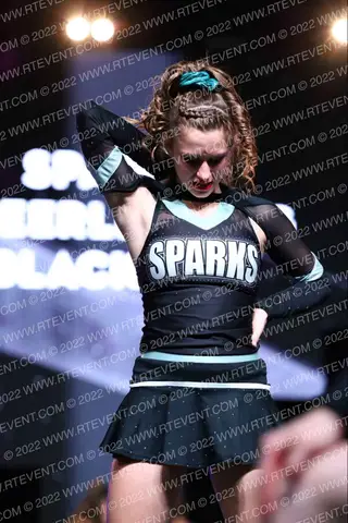 Sparks Cheerleading Blackout