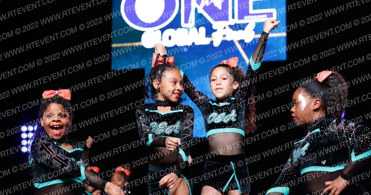 Cheer Extreme Maryland Teal Crush · The One Finals Orlando Hall WE Two