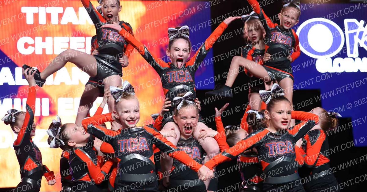 Titan Cheer Alliance Mini Elite Dazzlers · The One Finals Orlando Hall WD One