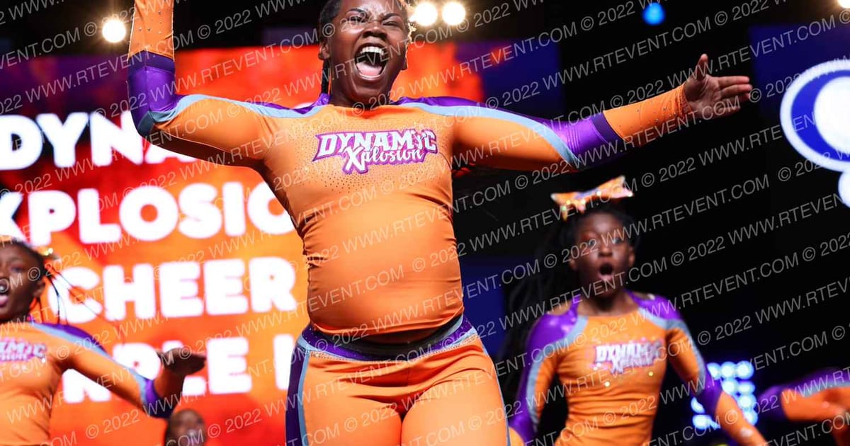 Dynamic Xplosion Cheer Purple Ice · The One Finals Orlando WE One