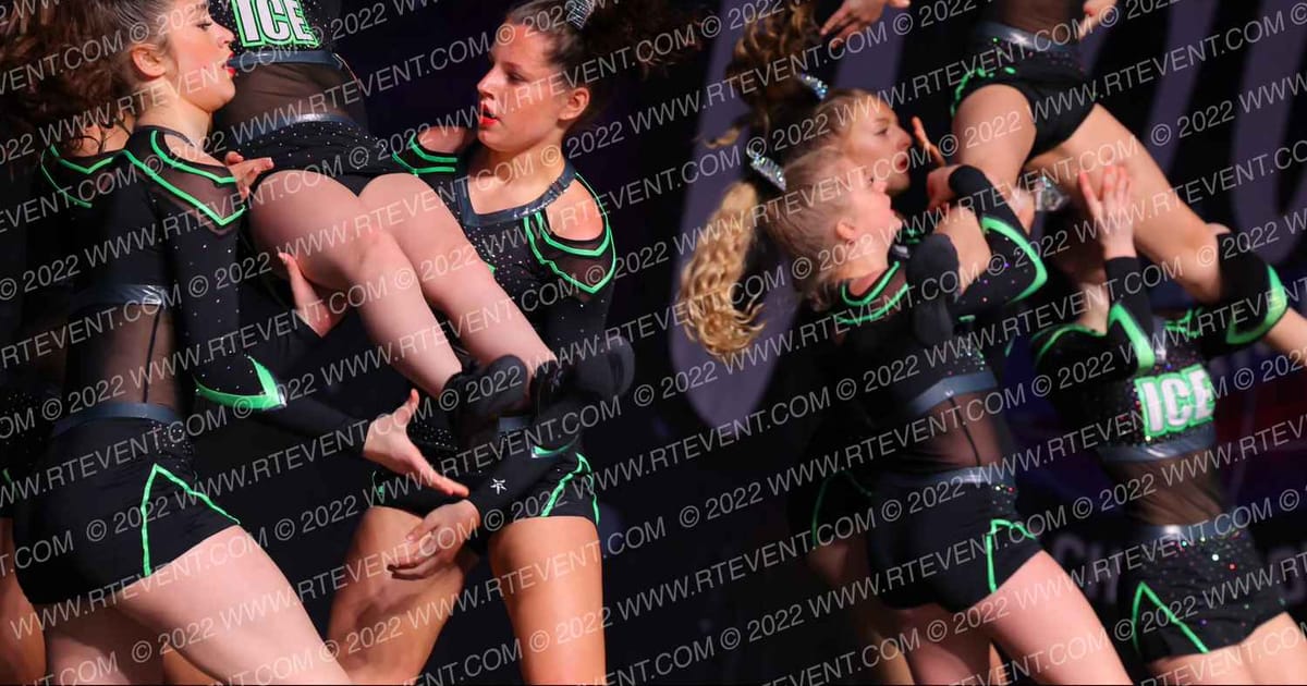 ICE Athletics Glacier Girls · All Star Worlds Hall A Thursday Photo