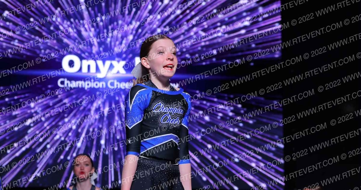 Champion Cheer Academy Onyx Ice · All Star Worlds Hall A Thursday Photo