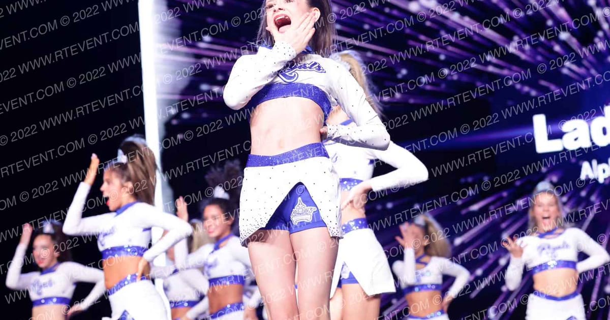 Alpha Extreme Cheer Lady Reign · All Star Worlds Arena Two Thursday Photo