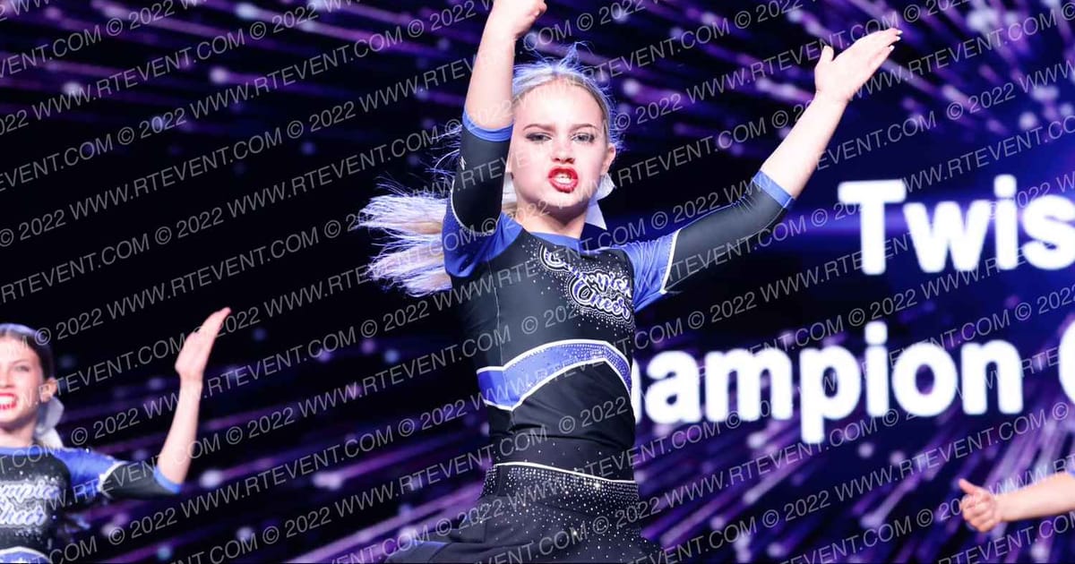 Champion Cheer Academy Twisted Gold · All Star Worlds Arena Two Thursday Photo