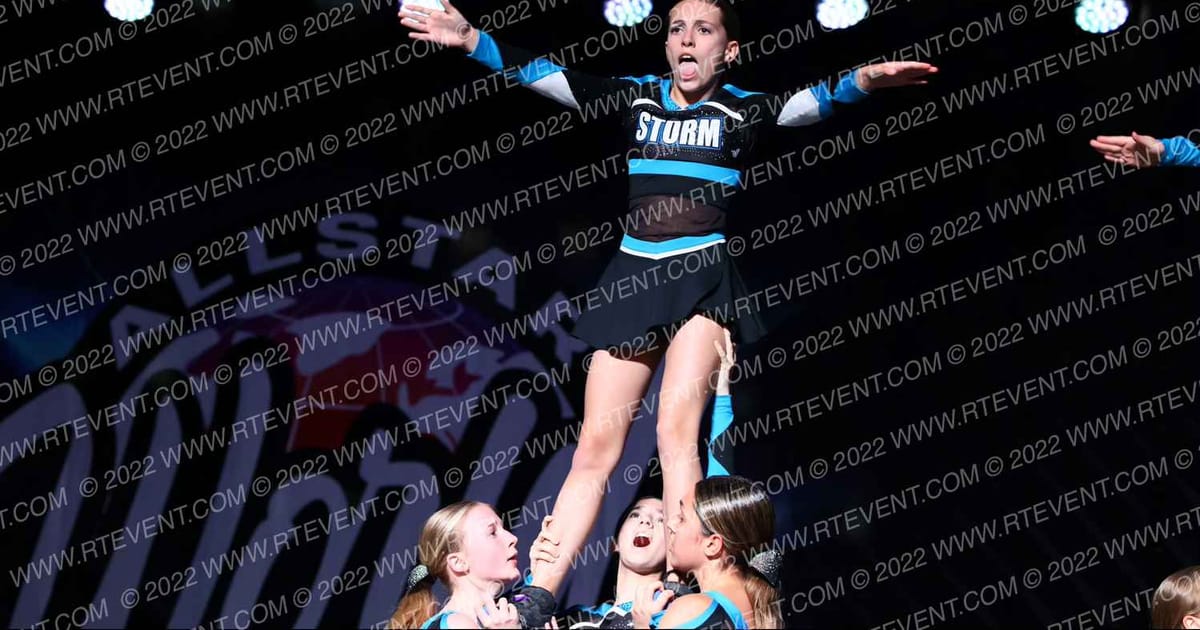 Storm Athletics Hail · All Star Worlds Hall B Thursday Photo