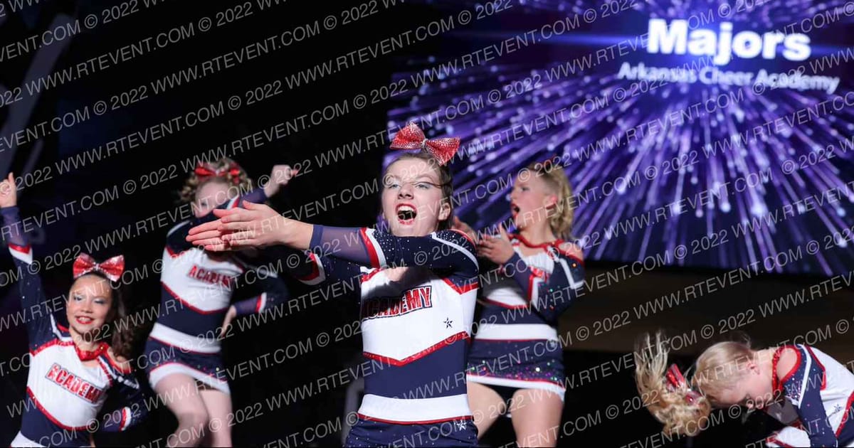Arkansas Cheer Academy Majors · All Star Worlds Hall B Thursday Photo