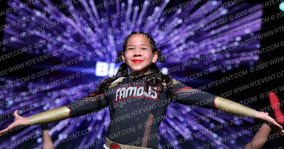 Famous Athletics Big Red · All Star Worlds Hall B Thursday Photo