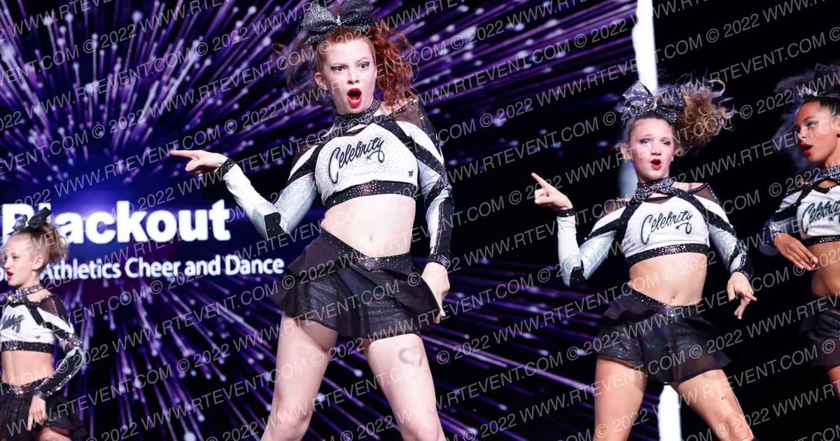 Celebrity Athletics Cheer and Dance Blackout · All Star Worlds Arena Two Thursday Photo