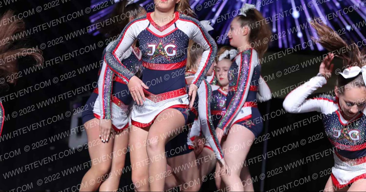 JAG Cheer Lady Camo · All Star Worlds Hall B Thursday Photo