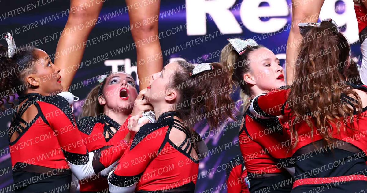 The Ranch Cheer Reign · All Star Worlds Arena One Thursday Photo