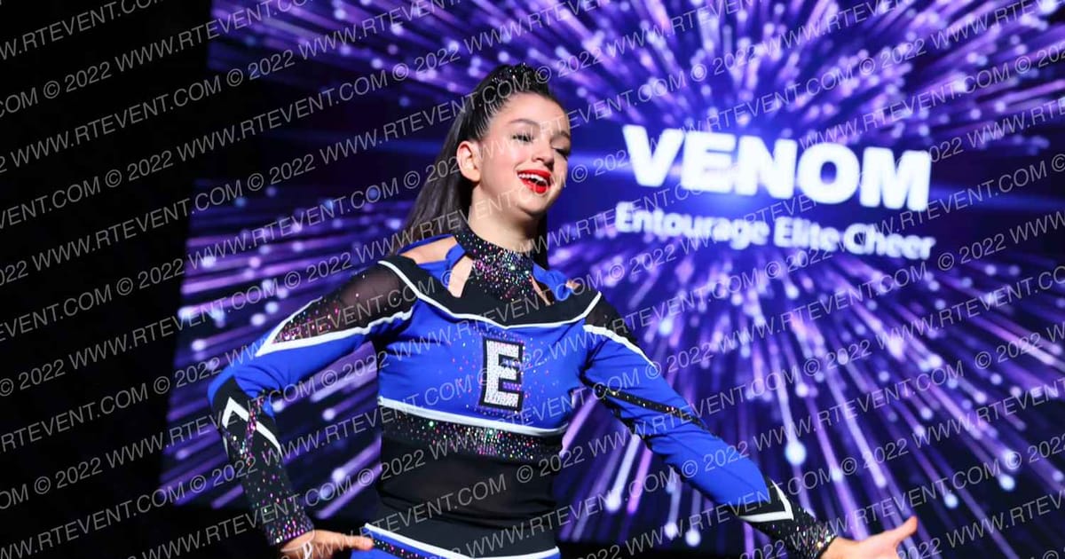Entourage Elite Cheer VENOM · All Star Worlds Hall B Thursday Photo