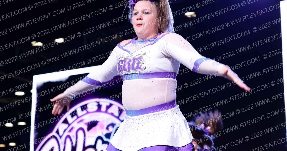 Glitz all-star cheer Lady Aces · All Star Worlds Arena Two Thursday Photo