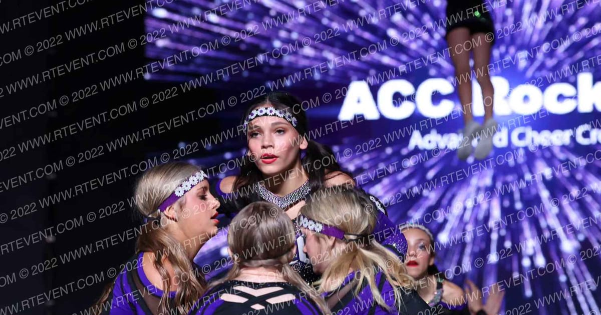 Advanced Cheer Crew ACC Rockerz · All Star Worlds Hall C Thursday Photo