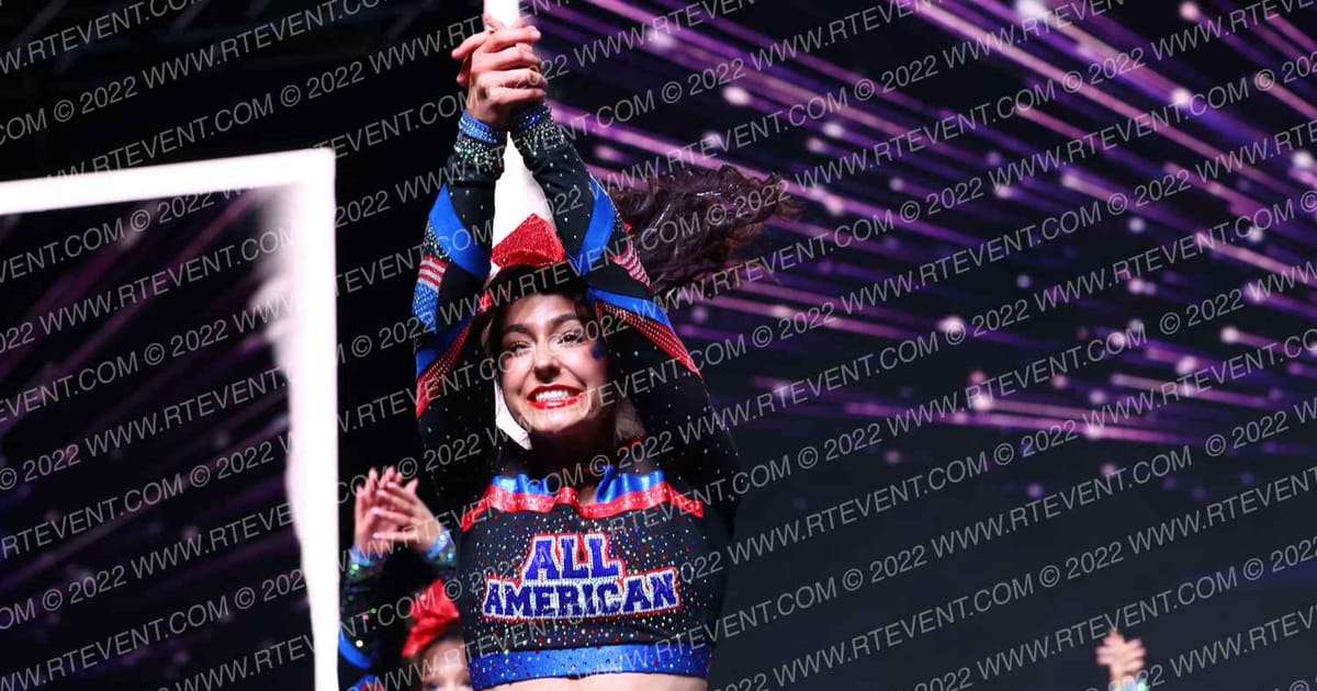 All American Cheer Code Red · All Star Worlds Arena One Thursday Photo