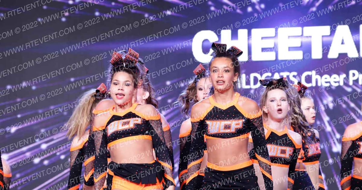 WILDCATS Cheer Pride CHEETAHS · All Star Worlds Arena Two Thursday Photo