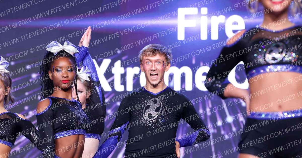 Xtreme Cheer Fire · All Star Worlds Arena Two Thursday Photo
