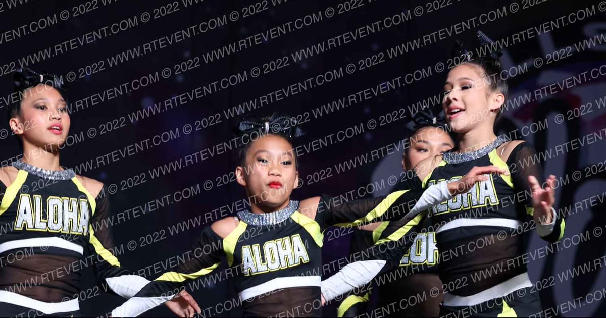 ALOHA CHEER ACADEMY BOSS · All Star Worlds Hall C Thursday Photo