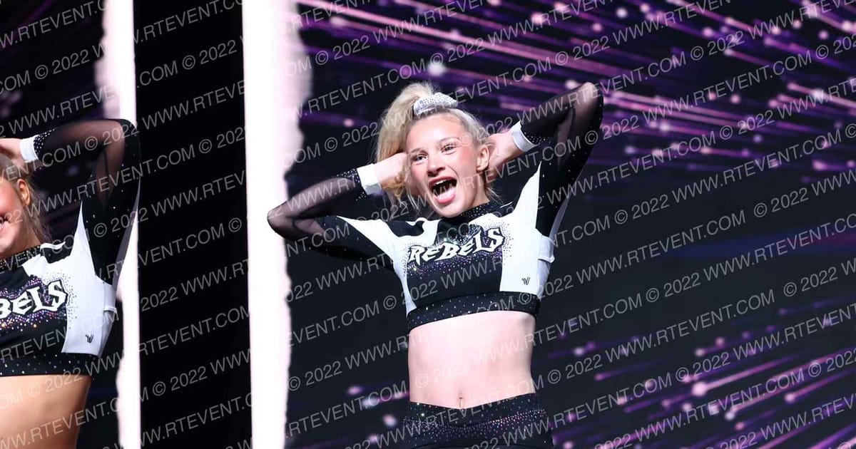 North Texas Cheer Blackout · All Star Worlds Arena One Thursday Photo
