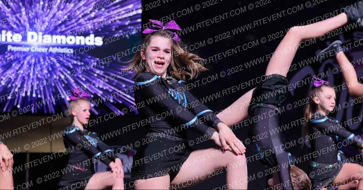 Premier Cheer Athletics White Diamonds · All Star Worlds Hall A Thursday Photo