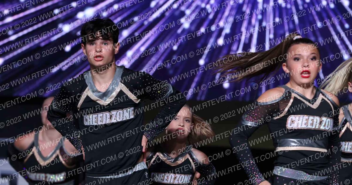 Cheer Zone Athletics Lightning · All Star Worlds Hall C Thursday Photo