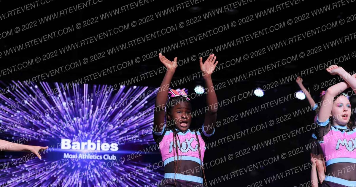 Moxi Athletics Club Barbies · All Star Worlds Hall A Thursday Photo