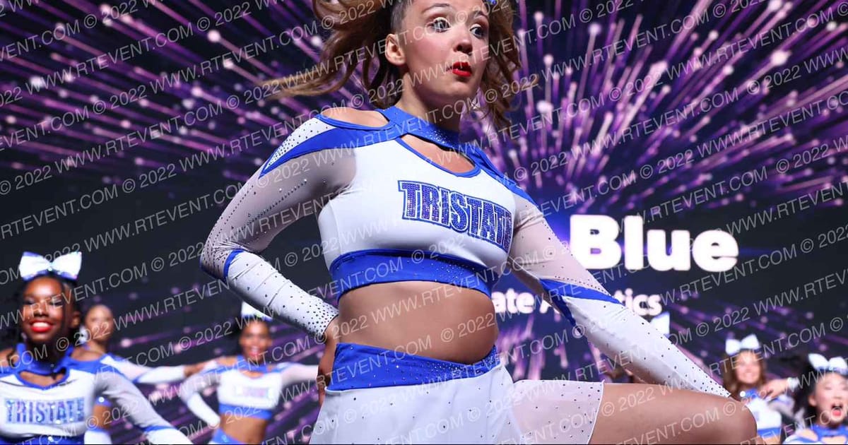 Tristate Athletics Code Blue · All Star Worlds Arena One Thursday Photo
