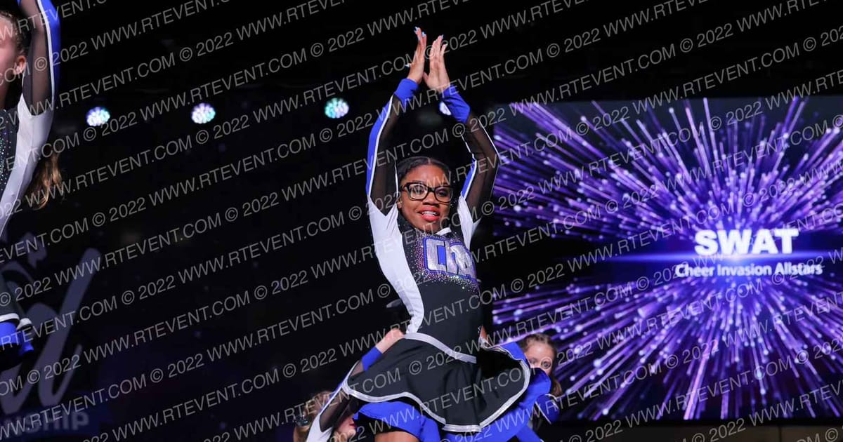 Cheer Invasion Allstars SWAT · All Star Worlds Hall A Thursday Photo